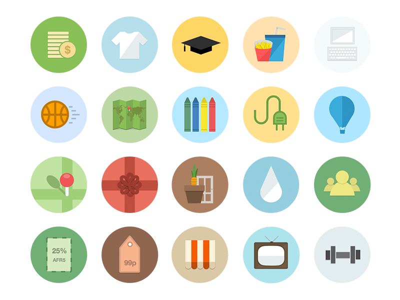 35 Examples Of Modern Flat Icon Design The Design Work